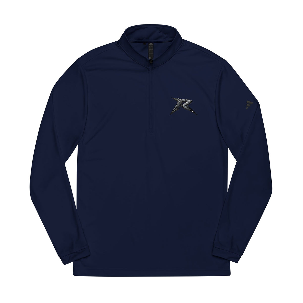 Razor Embroidered Adidas Quarter-Zip Pullover