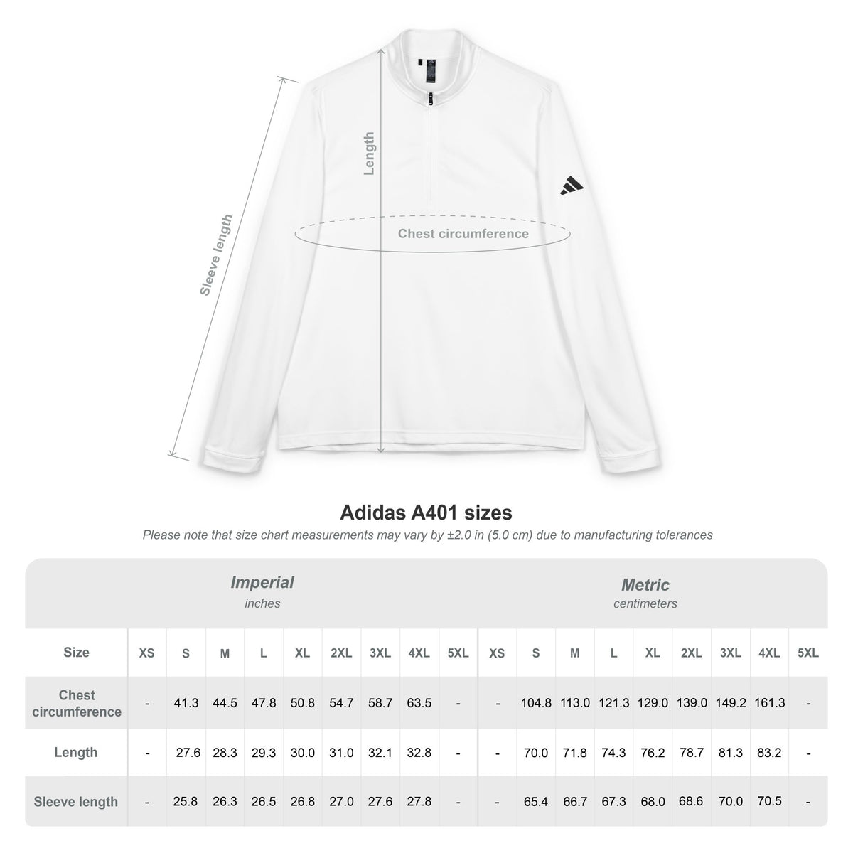 Razor Embroidered Adidas Quarter-Zip Pullover