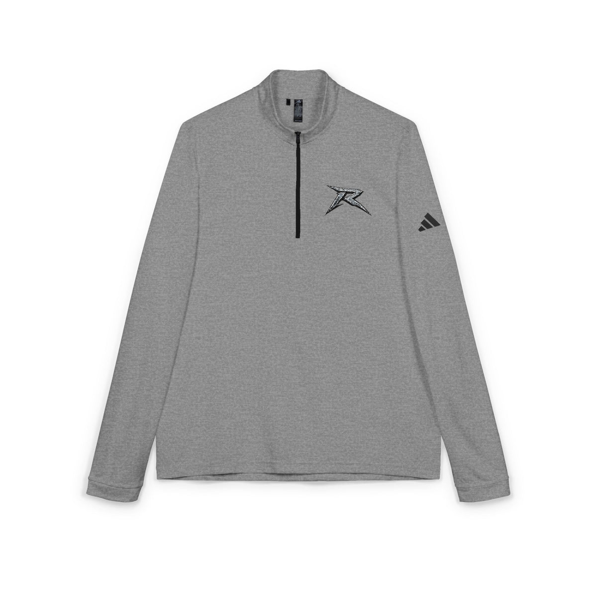 Razor Embroidered Adidas Quarter-Zip Pullover
