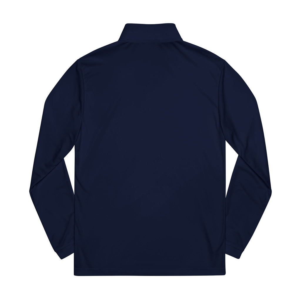 Razor Embroidered Adidas Quarter-Zip Pullover