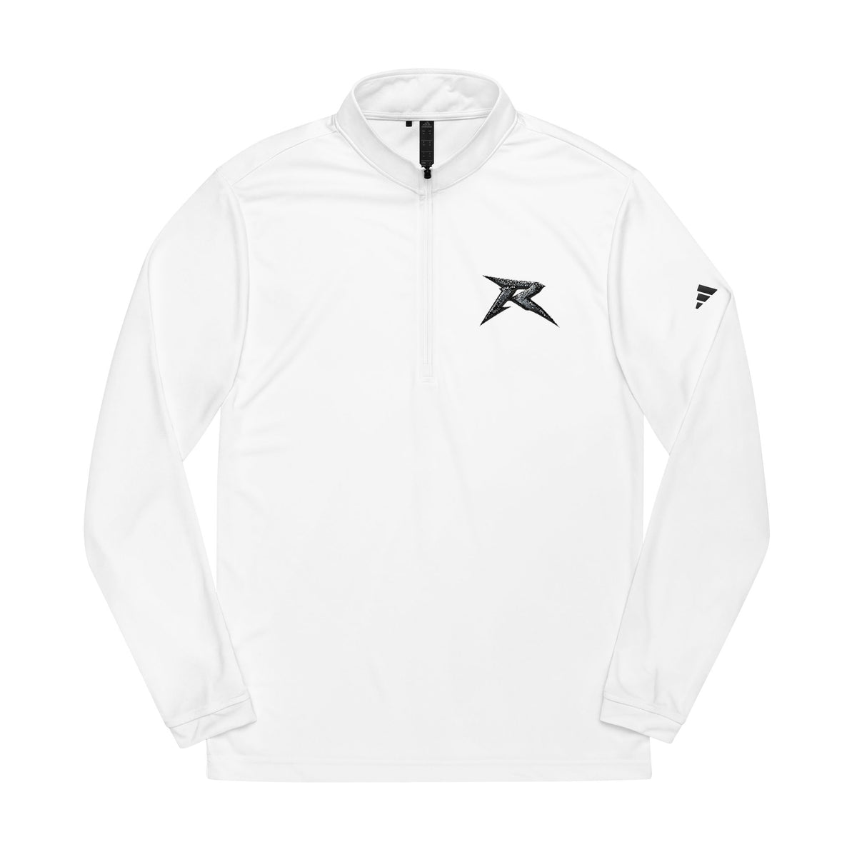 Razor Embroidered Adidas Quarter-Zip Pullover