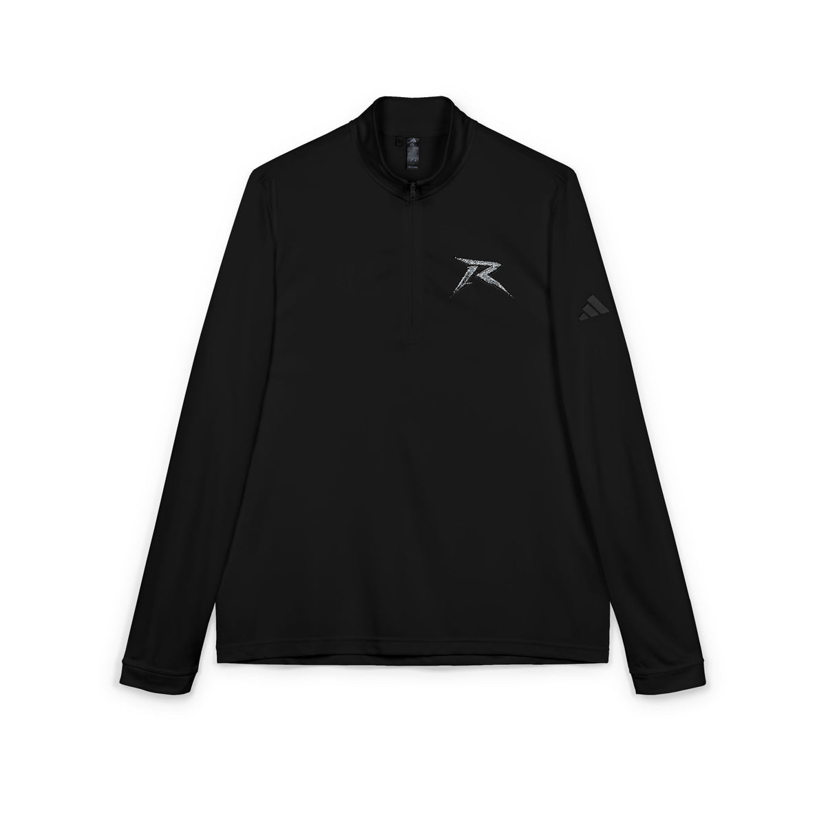 Razor Embroidered Adidas Quarter-Zip Pullover