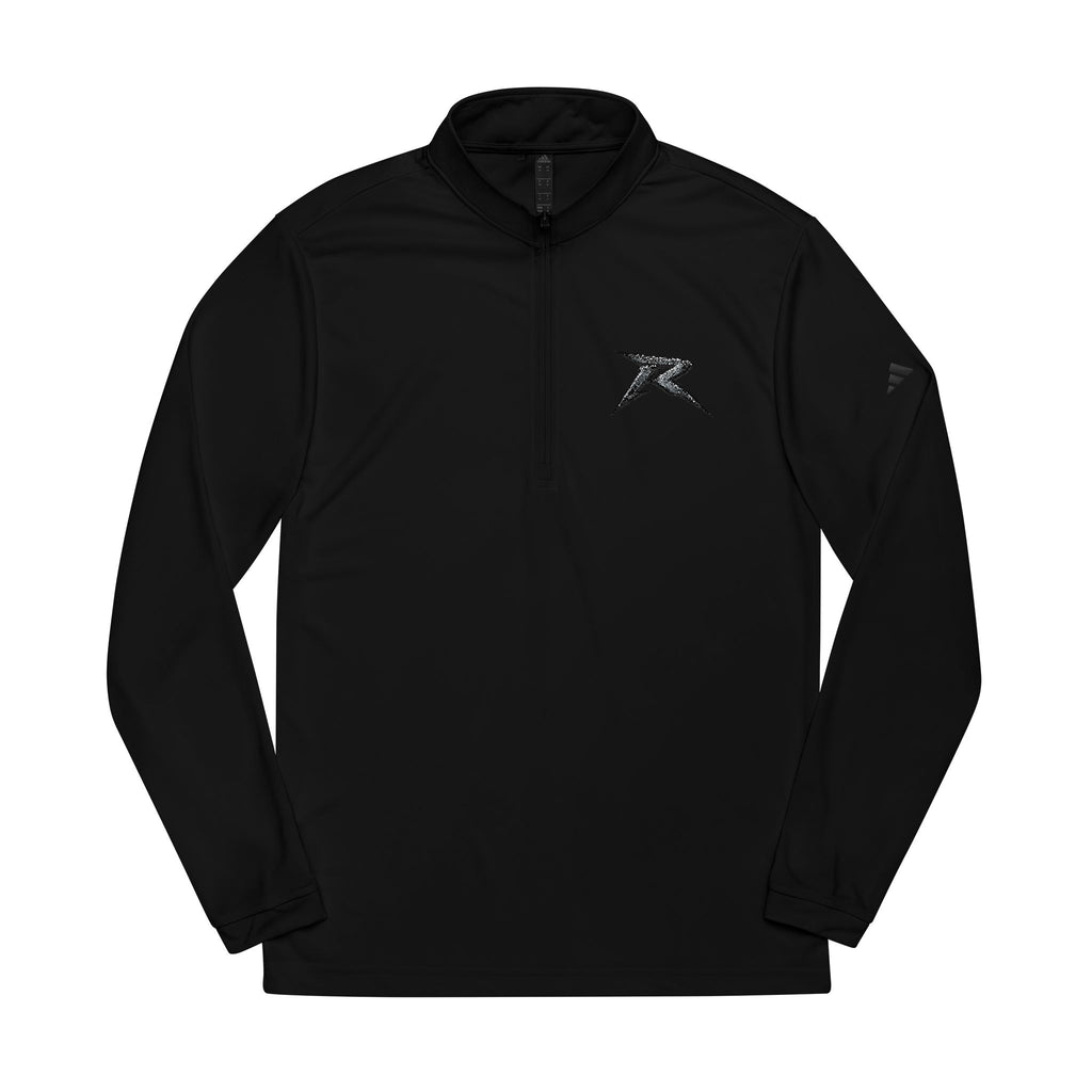 Razor Embroidered Adidas Quarter-Zip Pullover