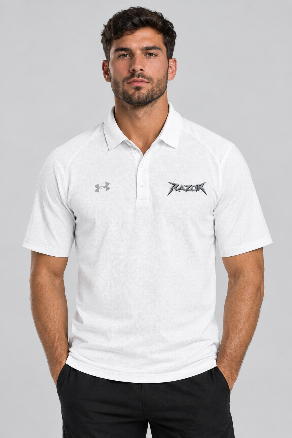 FREEDOM Embroidered Men's Polo Shirt